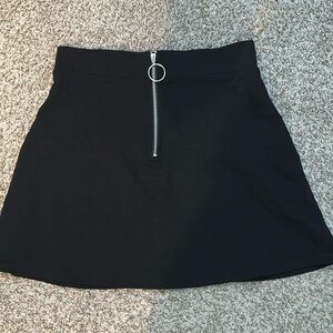 Black Forever 21 Fitted Mini Skirt